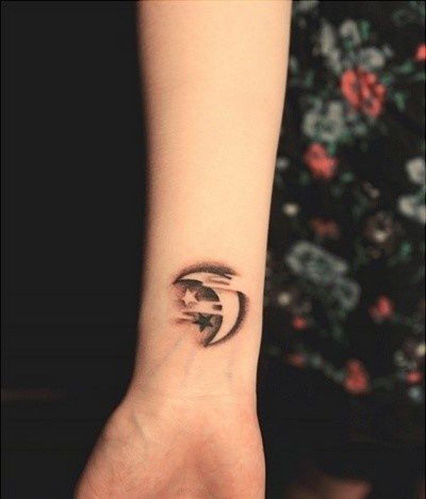 tatuaje de luna