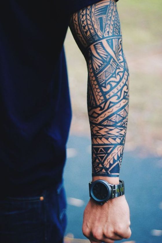 tatuajes a todo el brazo