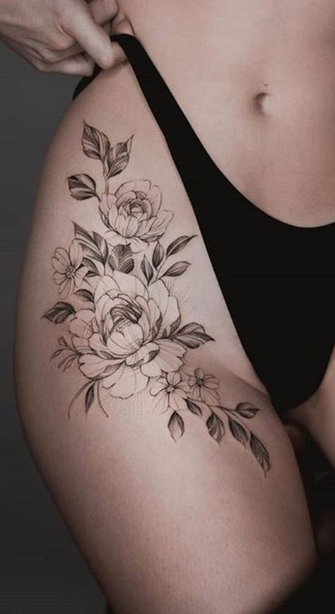 Tatuajes De Flores Para Mujer En La Espalda