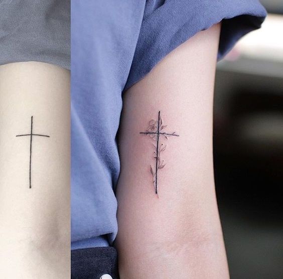 Tatuajes de CRUCES 【⋆ Significados ⋆ Tendencias】